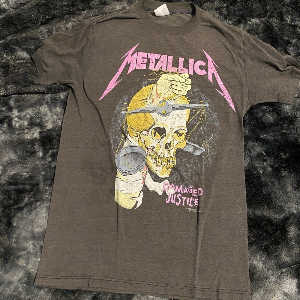 1988 TRUE VINTAGE METALLICA TEE SIZE S 🔥🔥🔥
